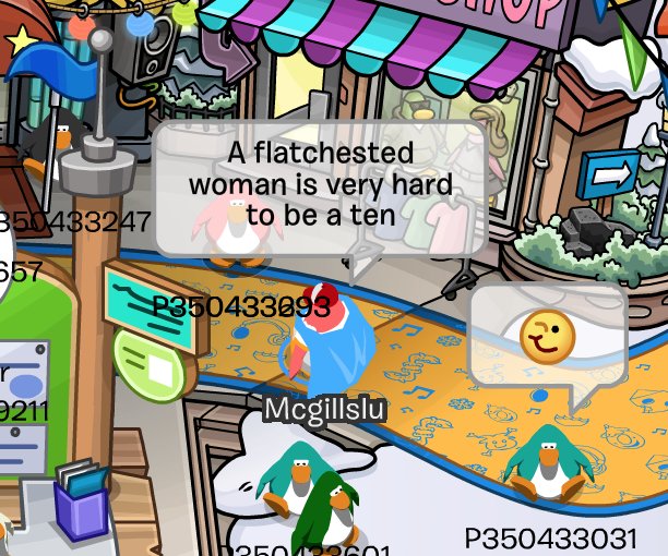 miribarry's tweet image. got banned from club penguin by quoting @realDonaldTrump quotes, if that doesn't tell you something idk what will