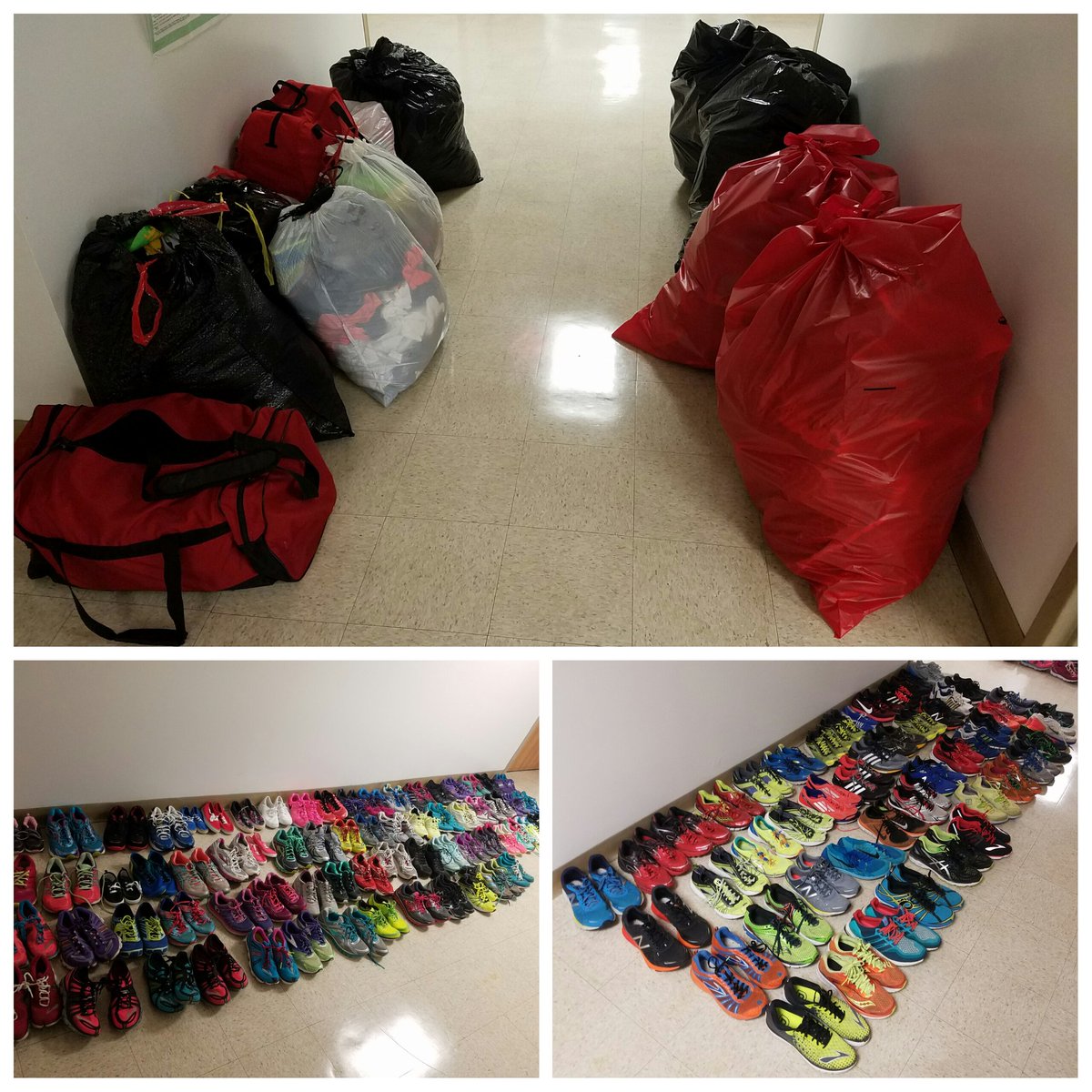 oneloverun's tweet photo. Running gears collected at One Love Run to be sent to Dominica for former olympia Coach Cedric Harris track team #oneloverun https://t.co/11bqvpq5dT