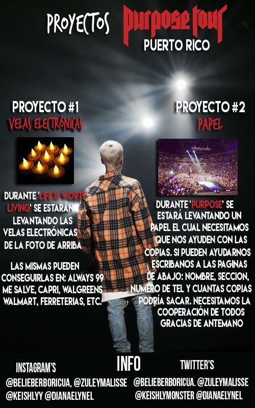 BelieberBoricua's tweet photo. Estos son los proyectos, RT.
Cualquier duda nos pueden escribir. Siempre le contestaremos.💕
#PurposeTourPuertoRico https://t.co/sha5ajLNlR
