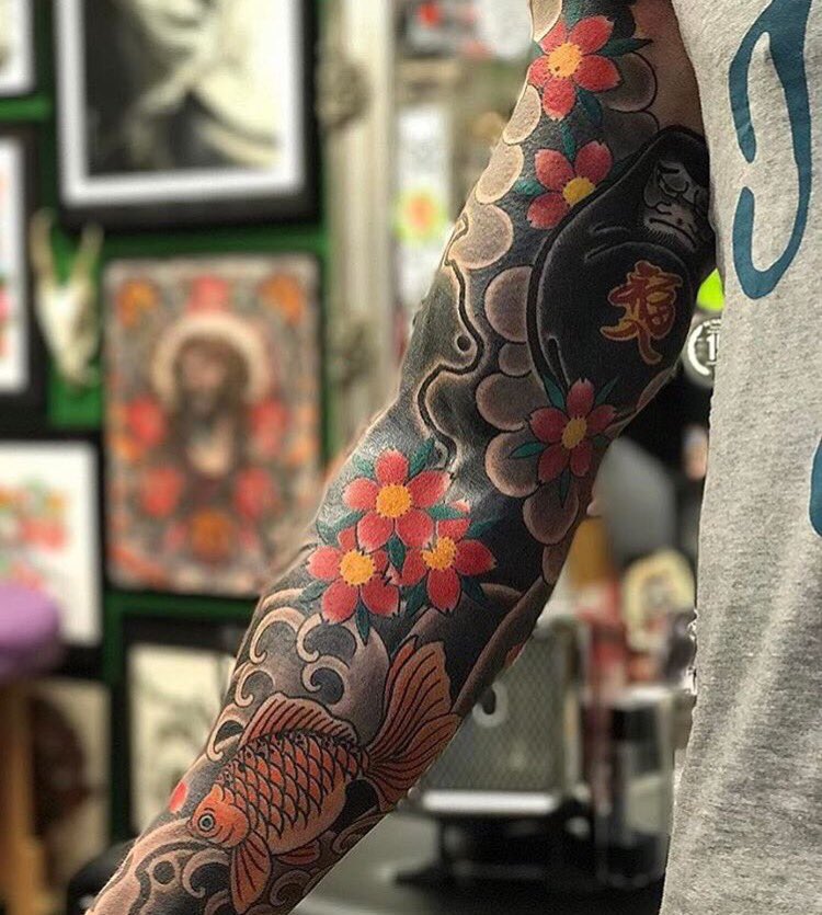 4DIRTYACE's tweet photo. Japan Ink. #koifish #japanink #ink #tattoo https://t.co/C8K9ZURTpj