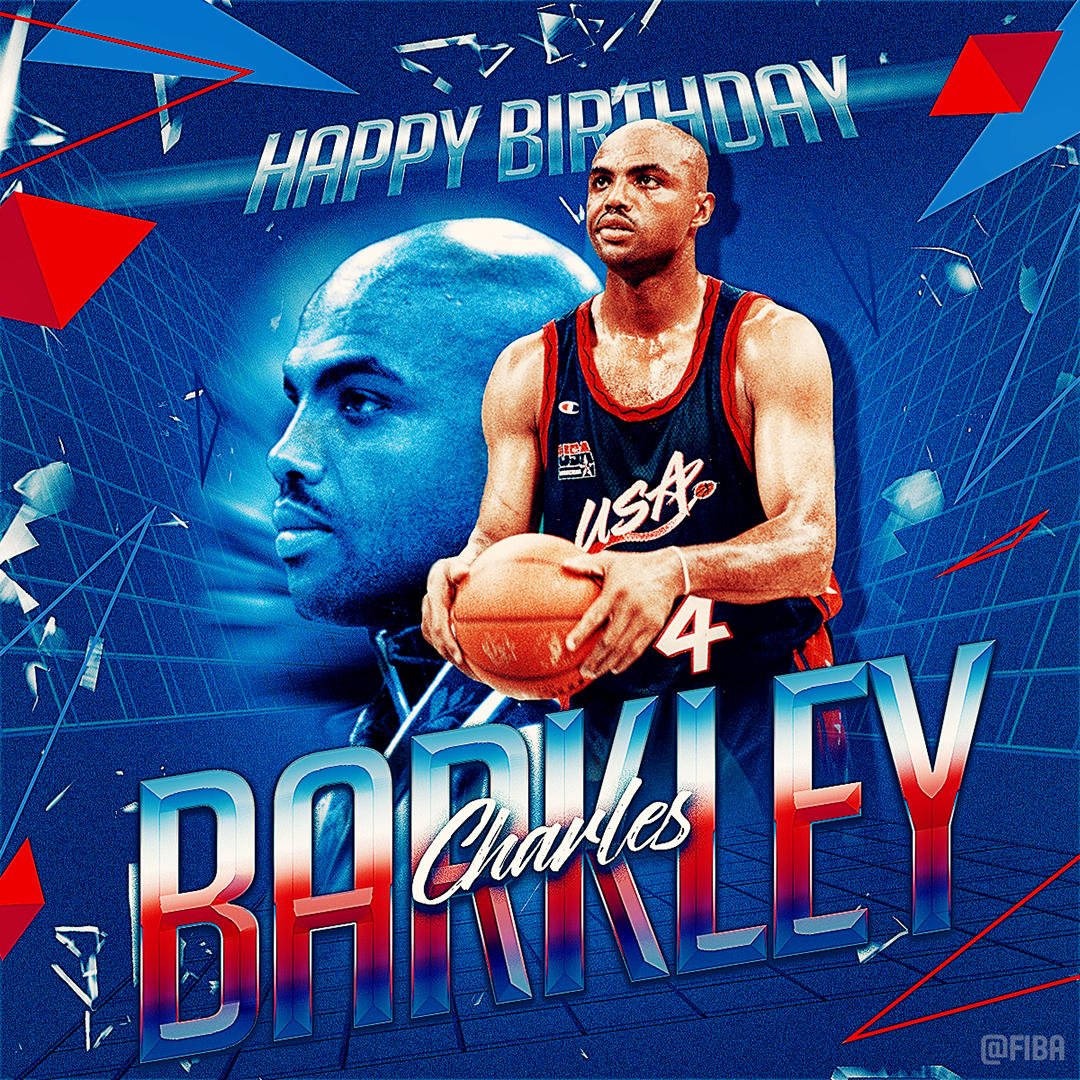    Join us in wishing 2-time Olympic medallist Charles Barkley a Happy Birthday ! 