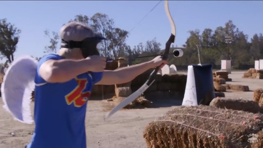 shelby_L15's tweet photo. @Wes_IRL is a pretty Cupid and a good archer. #CellOuts https://t.co/oZ4FNeurhZ