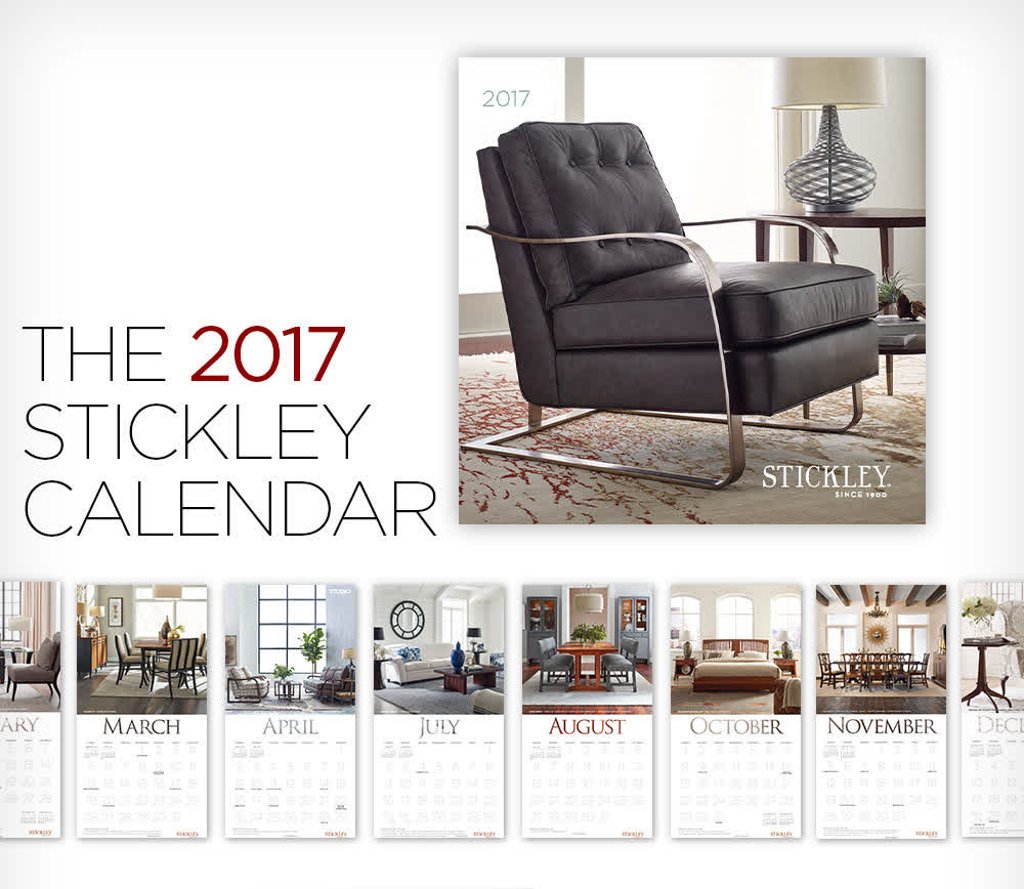 DesignByEastern's tweet photo. Have you gotten your 2017 @StickleyFurn calendar yet? It's still early in the year! And it's free! Get yours now.

https://t.co/4pGVj3rdyg https://t.co/XPBXbJd0ZM