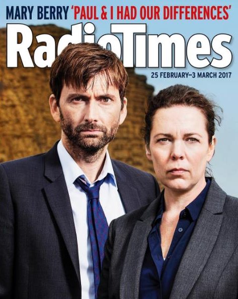 David Tennant on the front cover of Radio Times