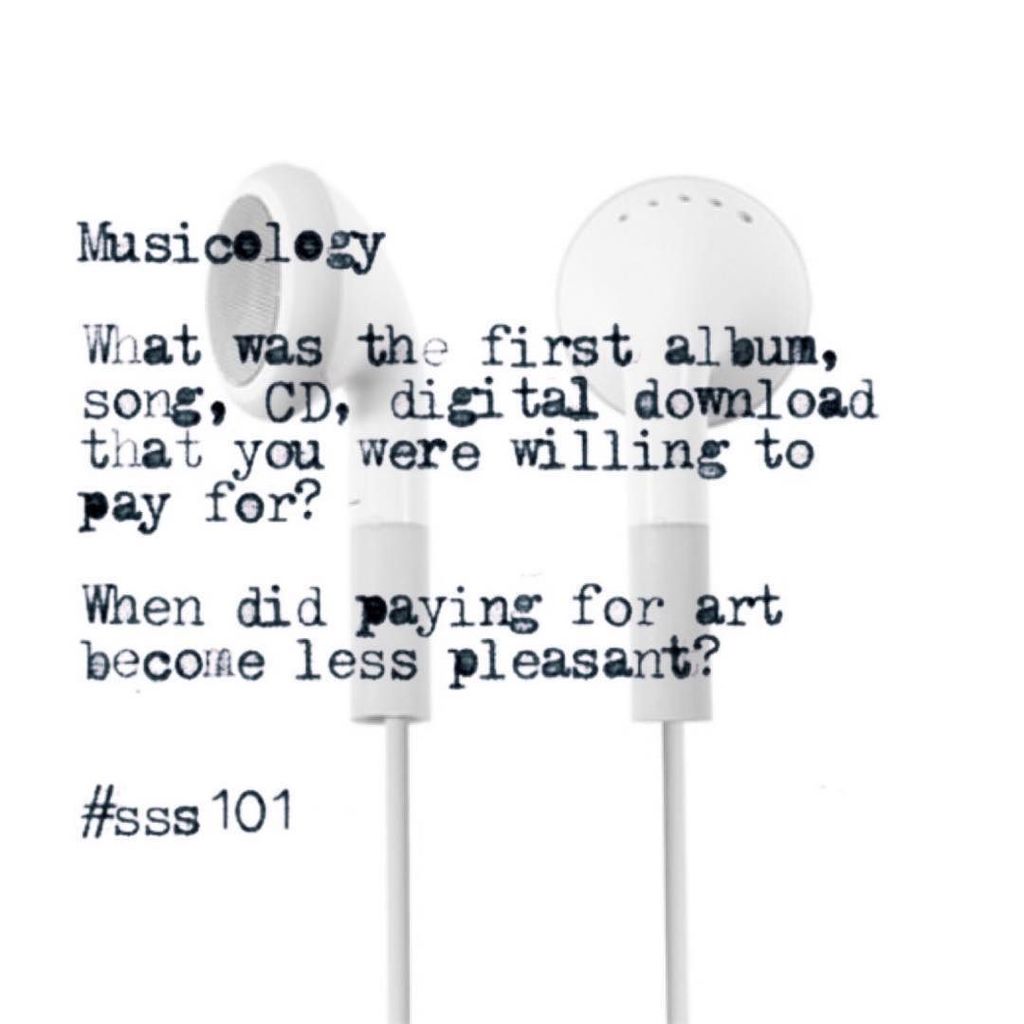 supersecretsoci's tweet photo. Do you remember how grateful you once were to 'own' a piece of music?  #reflect #sss101 https://t.co/sFfHfk85Gj