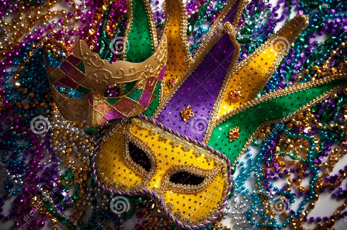 GalvansSocial's tweet photo. Anyone dressed in #MardiGras beads or masks, and following our page gets 10% off their #Gumbo all week long! #BayAreaFood  #OaklandFood https://t.co/AbkT0AoZ11