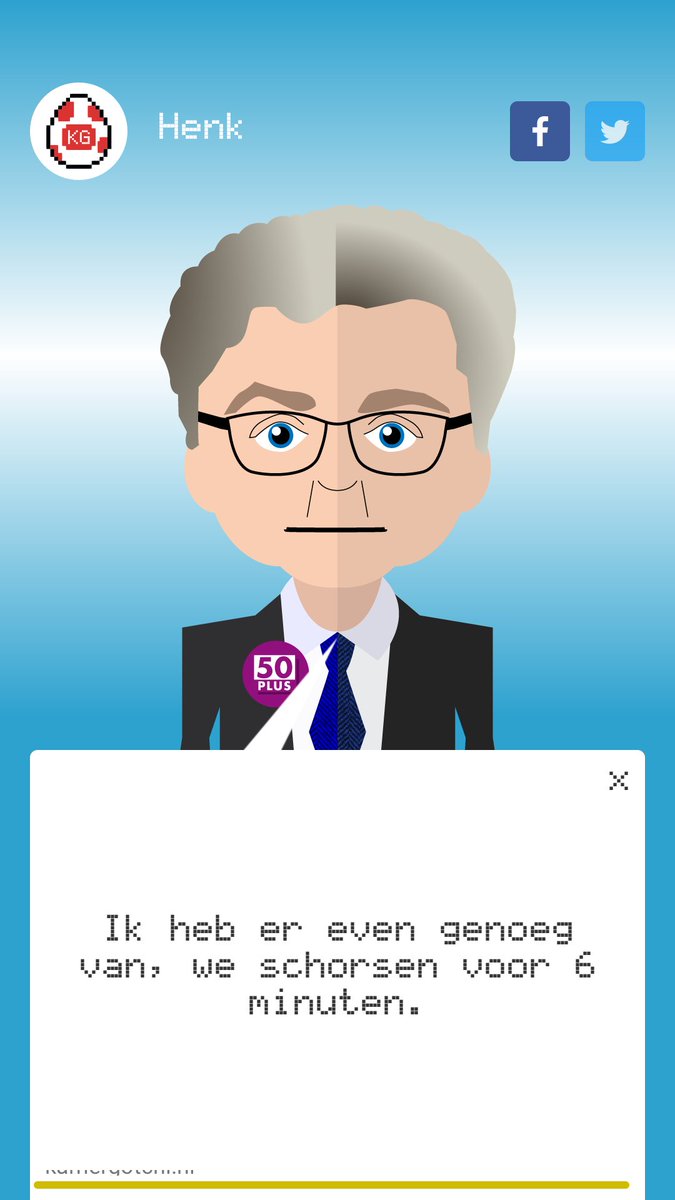 EdithdeKoning's tweet image. We schorsen alweer......hij is er wel snel klaar mee #zml kamergotchi.nl