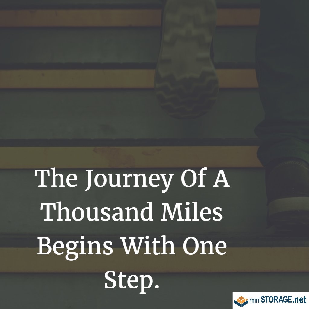 MiniStorage_RT's tweet image. The Journey Of A Thousand Miles Begins With One Step. #MondayMotivation