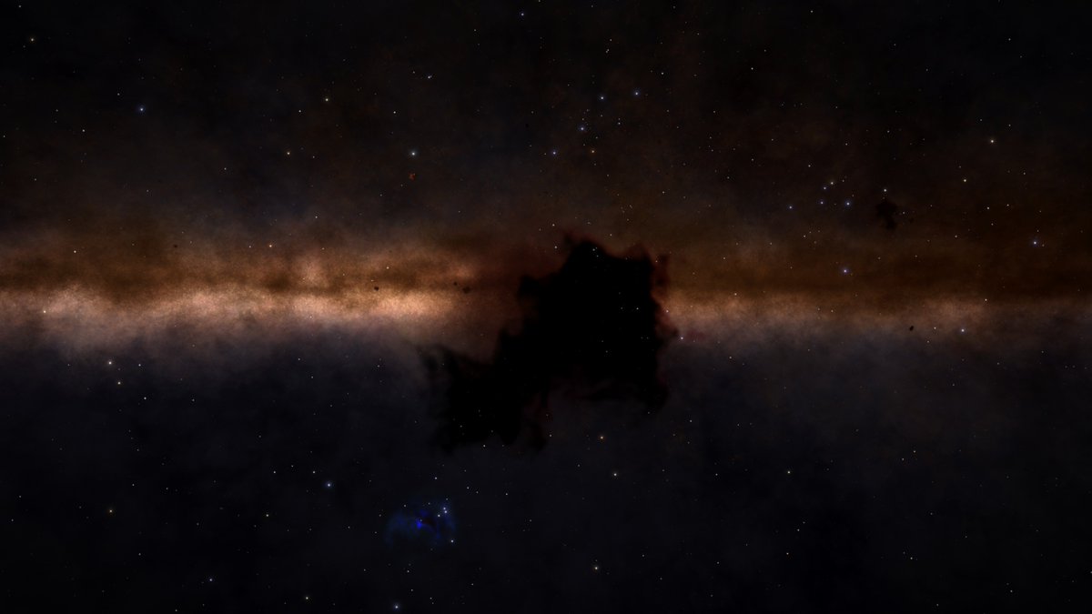 ozric42's tweet photo. #PostcardsFromTheCosmos Taurus Dark Region blocking out the centre of the galaxy @EliteDangerous https://t.co/6O3rJ1creL