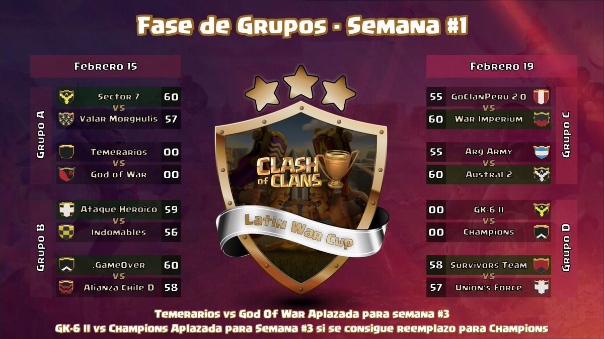 Latin War Cup tweet media