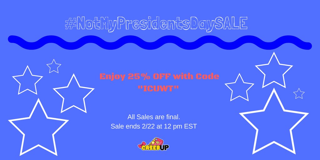 _CoolYaNachos's tweet image. #NotMyPresidentsDaySale 🇺🇸@getCasedUp Enjoy 25% off with code &quot;ICUWT&quot; casedup.co