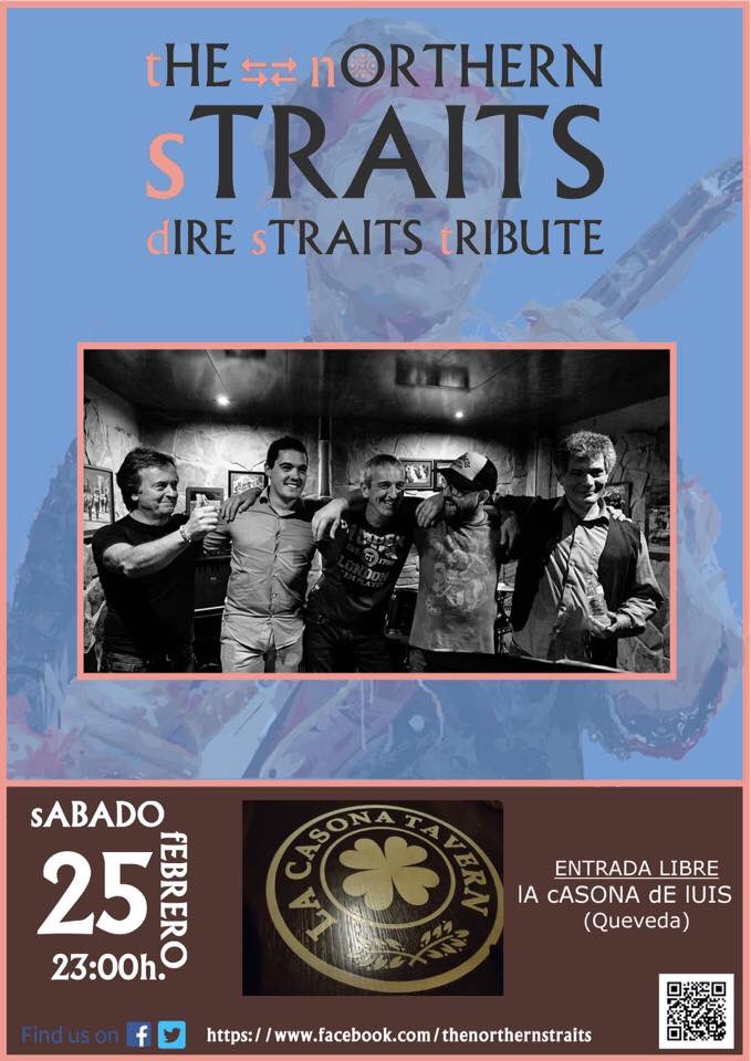 NorthernStraits's tweet photo. ¡Y este Sábado 25 de Febrero estaremos en #LaCasonaDeLuis en #Queveda a partir de las 23:00h! #TheNorthernStraits #Cantabria #Conciertos https://t.co/IITUMMqfVM