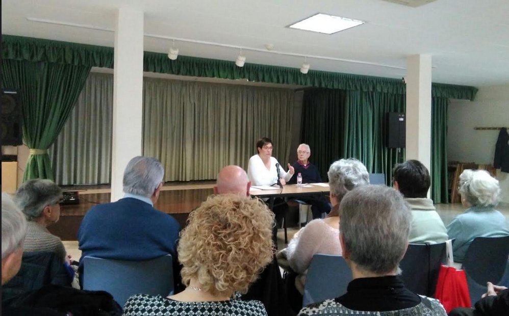 El dia 17 al Casal de la Gent Gran de Vilafranca es va impartir la xerrada sobre “Equipaments" a càrrec de la nostra directora <a href="/MPadulles/">Marga</a>