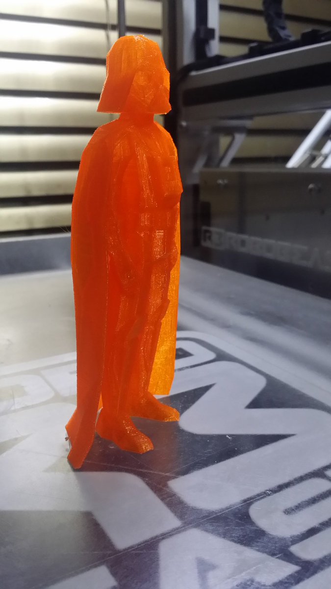 Vaughanza's tweet image. Should be one happy kid when he receives his Vader 3D Printed figure. #Robobeast #3dprinter #3dprint #3dprinting #PETG #free #robohand