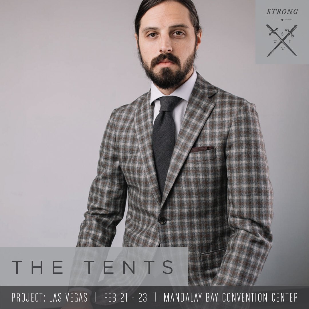 YourStrongSuit's tweet photo. Come by and see us tomorrow @projectshow The Tents in #LasVegas. #WhatsYourStrongsuit
#ProjectShow #TheTents #MensFashion #SuitUp #Dapper https://t.co/d2KCzITsd7
