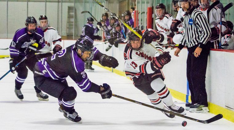 wesleyan_u's tweet image. Cardinals Win Historic Little Three Titles in Men’s Ice Hockey, Basketball, Football @Wes_Athletics #GoWes bit.ly/2kRHfNS