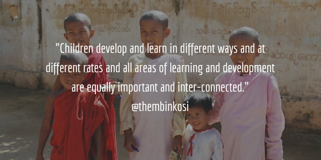 EducationMundo's tweet image. Children learn in different ways and at different rates. All areas of development are important and inter-connected. buff.ly/2lXOIwC