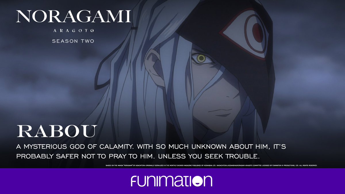 Funimation On Twitter Noragami Aragoto Season 2 Comes To Blu Ray Dvd Combo Pack Tomorrow Meet The Dynamic Ookuniushi And Deadly Rabou Https T Co Vesrjysyrk Https T Co Aclfplavdn