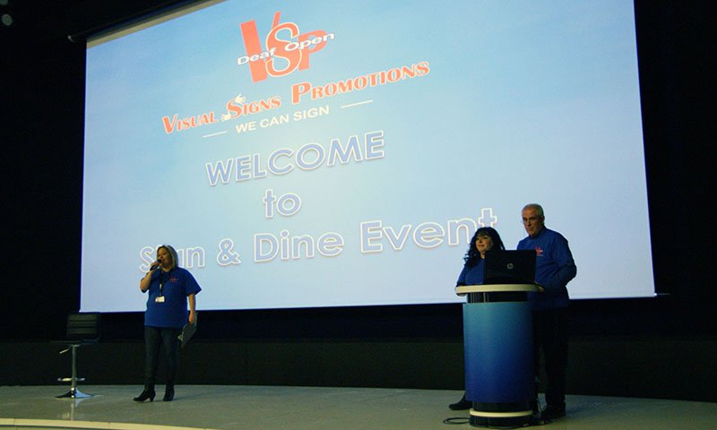 vspdeafopen1's tweet image. VSP held an event called ‘Dine and Sign’ at BT Sports in Stratford. vspdeafopen.com/?page_id=4649