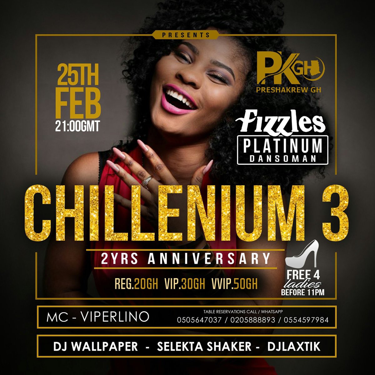 WildoutGlobal's tweet photo. #Chillenium3 let's get ready for this We no dey hear @Hypewillygh  @TwentyPlusGH @sunsetmultimed @kobbyjason @official_ghwave https://t.co/sZphJm5ind