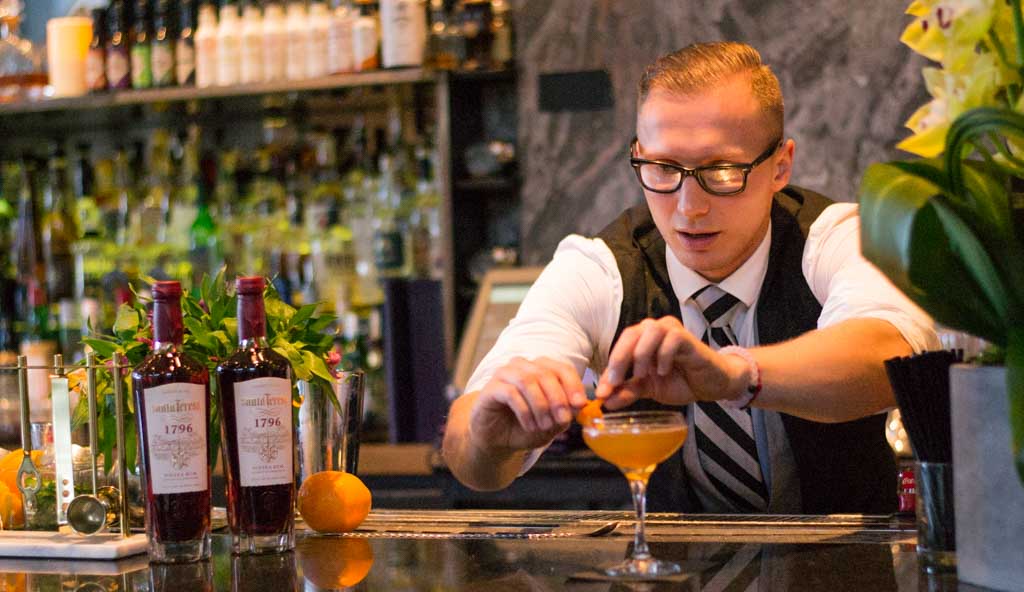 There's only one way to get this good. Passion—precisely what's pouring out of that bottle of #SantaTeresa1796