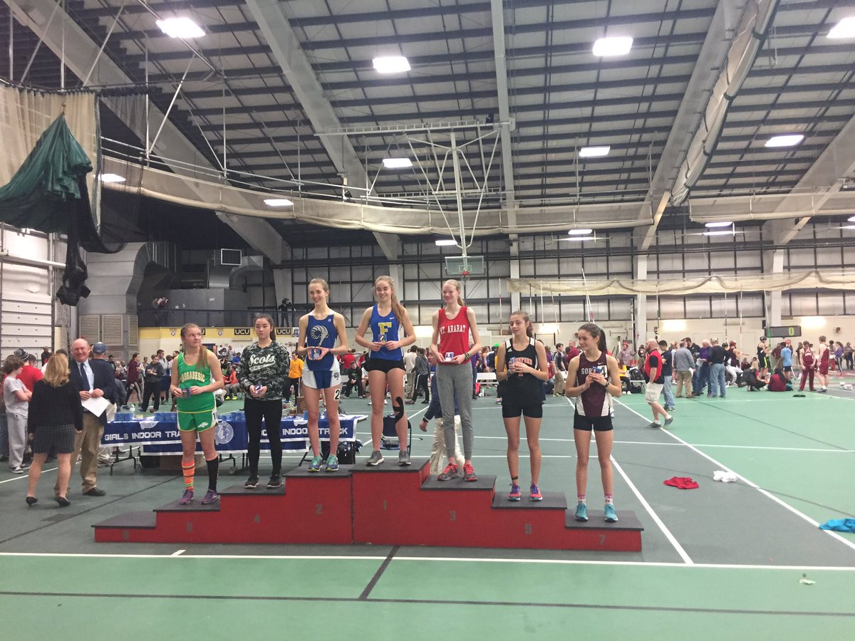 MileSplit_NE's tweet photo. Girls Mile podium #mestates https://t.co/rcEPRgU4r1