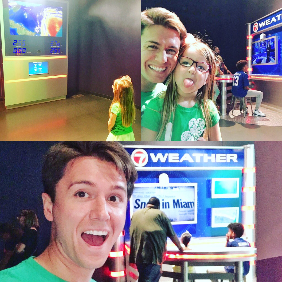 Great to see people taking advantage of the #7News Weather Center at the #MODS #MuseumofDiscoveryandScience #LoveWhereYouLive @wsvn