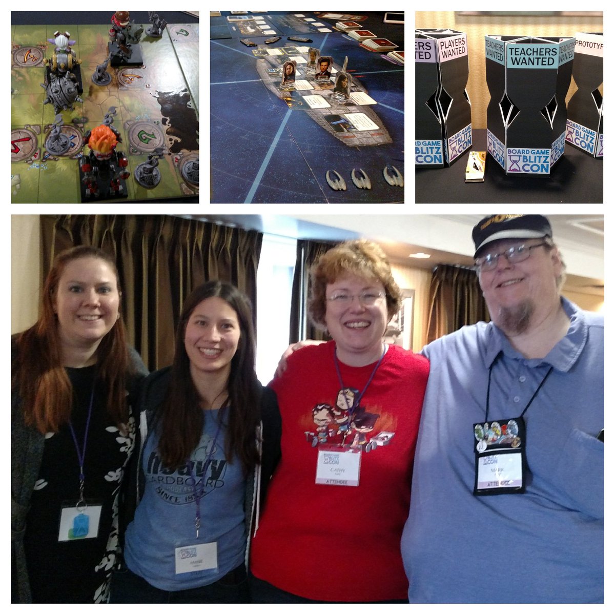 OurTurnPodcast's tweet photo. #BlitzCon2017 was an absolute BLAST! It was great to meet @ambierona & @CrystalPisano. We played SO MANY games! @bgameblitz https://t.co/vKECcNFN7r