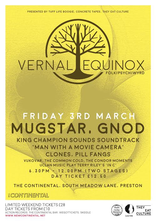 tufflifeboogie's tweet image. Still some £20 tickets for best music festival in Preston this year VERNAL EQUINOX @newcontinental wegottickets.com/event/386353  @PrestonHour