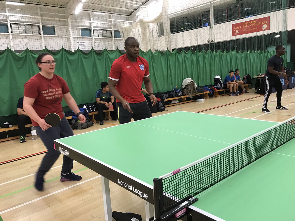 british_army_tt's tweet photo. ARMY TABLE TENNIS TRG & CHAMPS 2017:
Nice seeing some new faces - #ActionsShots #PracticePractice ๐ https://t.co/6wRQlDYUCM