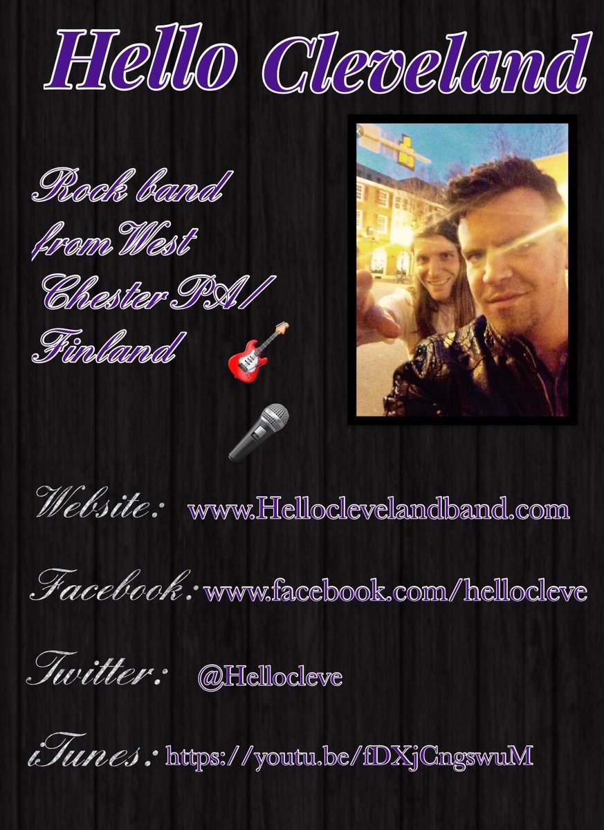 HelloCleveTwins's tweet photo. @MelyEscalona2 Please check out @hellocleve @Ryan__cleveland @mattyjrocks #HCRocks 💚 https://t.co/Cfqb4yaudb