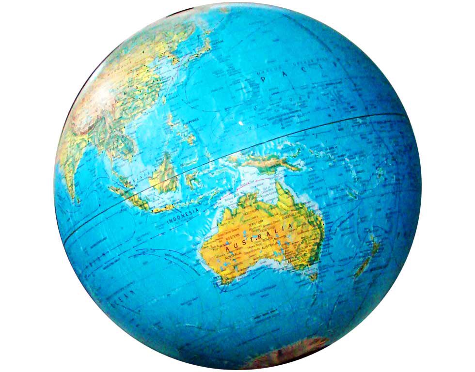 Моря на глобусе. Австралия на глобусе. Земной шар Австралия. Глобус со всех сторон. Изображение земного шара.
