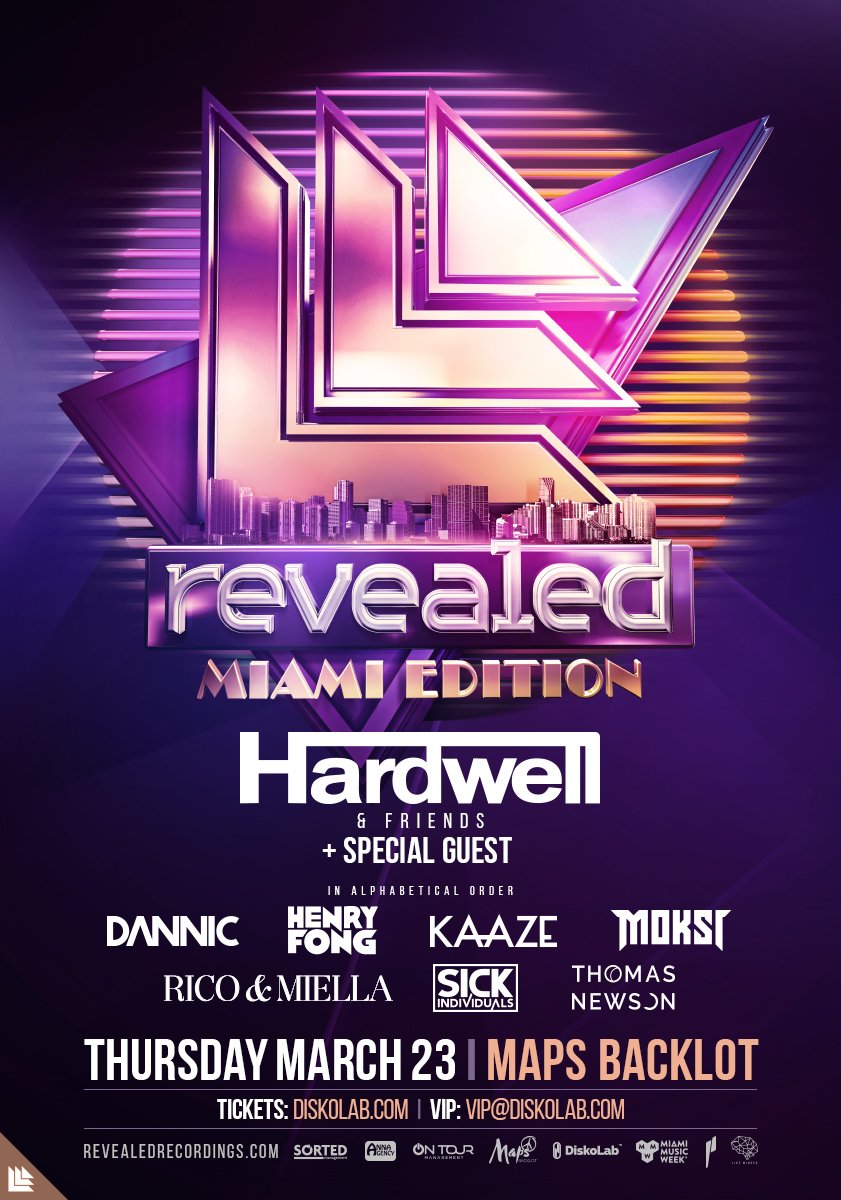 Miami! Back for #wmc at the @RevealedRec party Tickets: rvld.dj/REVRMiami https://t.co/HflJTR54ZD