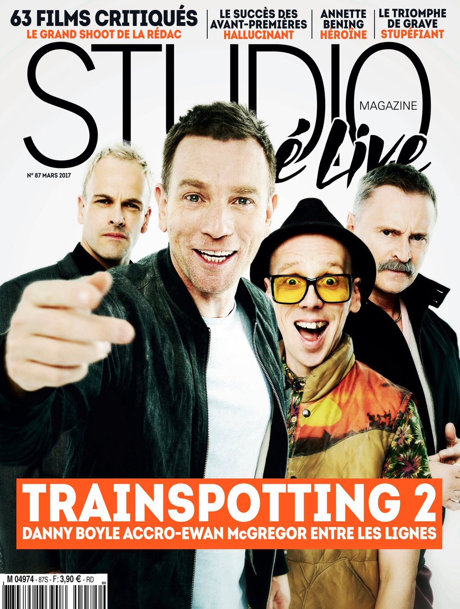 slowslippy's tweet photo. Cast of #T2trainspotting on magazine covers https://t.co/FaaC3xyCl0