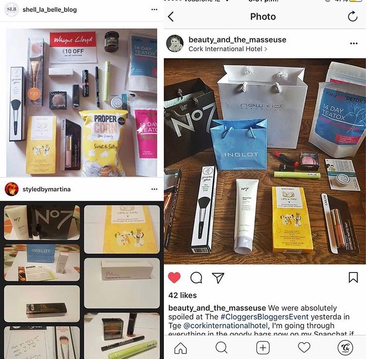 Cloggers_2015's tweet photo. We love seeing all your photos of the fab products from our #cloggersBloggersEvent @powdernpout @inglotireland @BurtsBees @PROPERCORN https://t.co/pcmOhMz34J