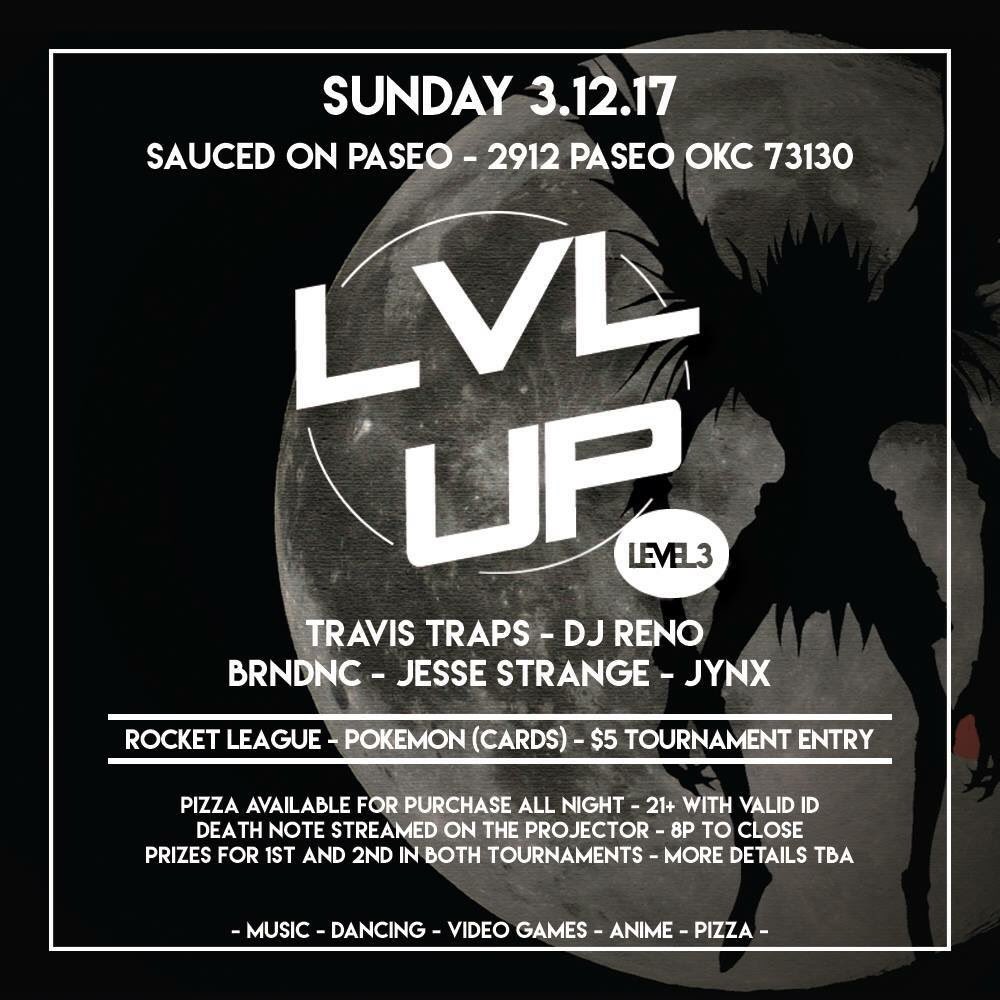 Join us for our next Lvl up on March 12 featuring Rocket League and Pokémon

facebook.com/events/1694514…