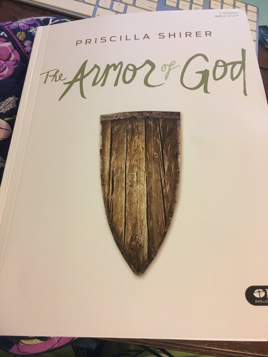 New study started!!!!  #ArmorOfGodStudy #priscillashirer #gettingreadyforbattle