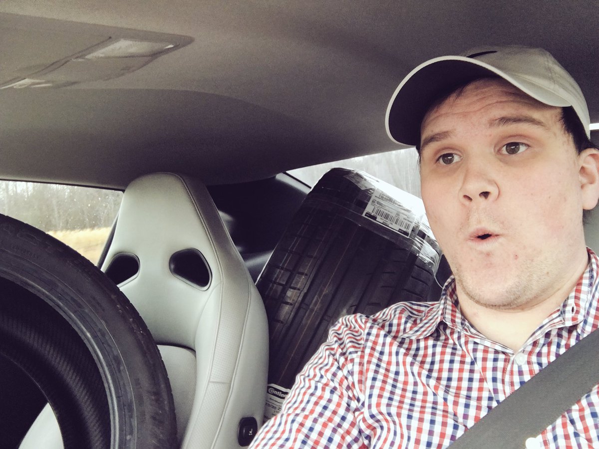 Barely fit them in the GTR lol