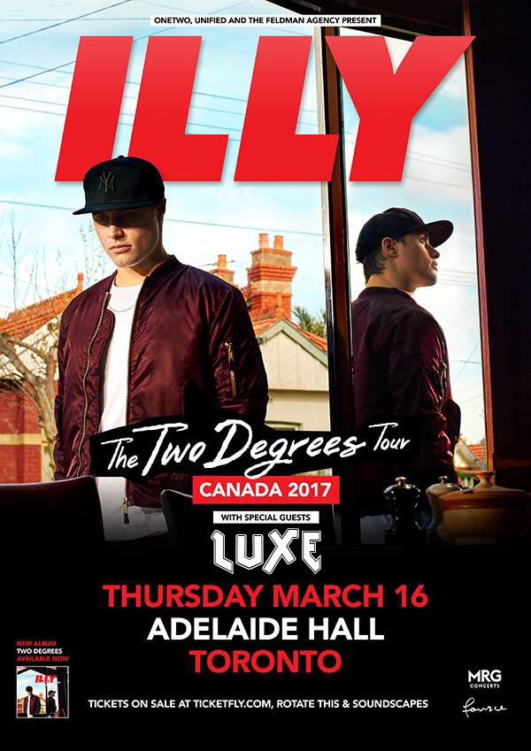 OfficialHMG's tweet photo. Catch @Luxe416 and @illyal live at @adelaidehallTO in #Toronto on March 16th. DM for tix.
#TOEvents #liveToronto https://t.co/7bSZOkIivq