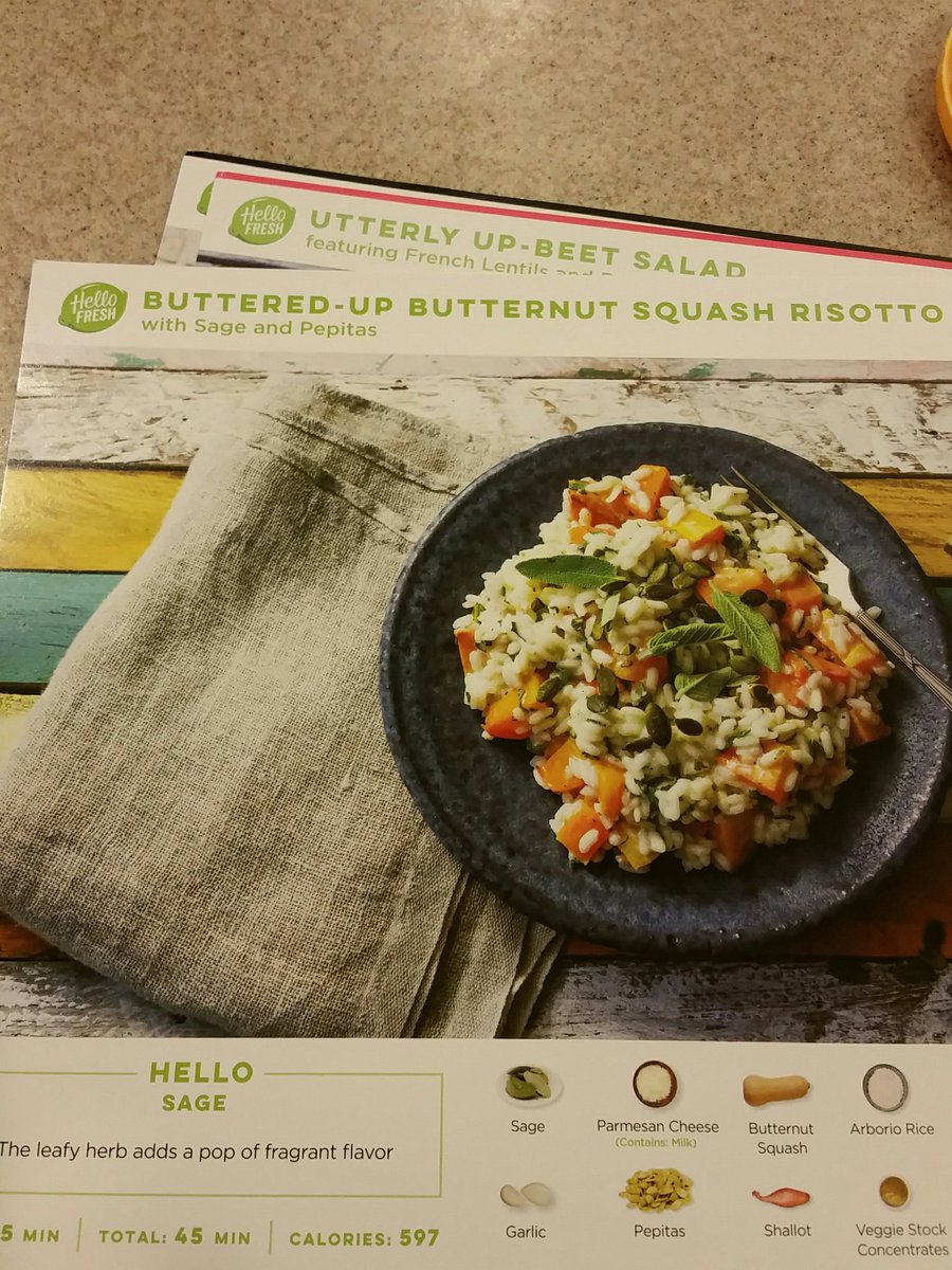 ps5826's tweet image. Making my first @HelloFresh meal. I don't know how to cook. This should be interesting. #2017Resolution #HopeThisWorks