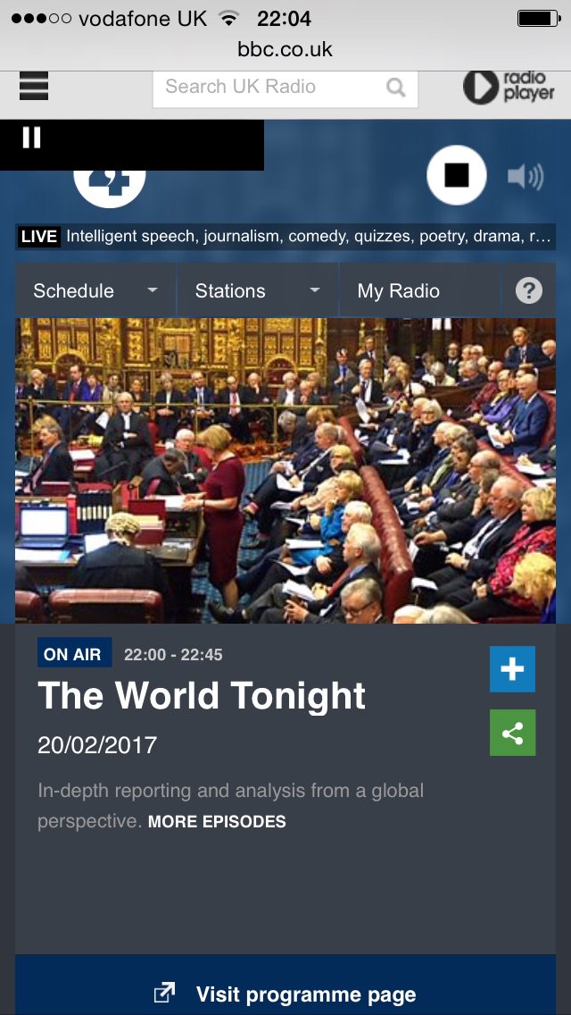 euinbrum's tweet photo. Oh yes! It's all about #TheLords #Radio4 #TheWorldTonight #Lords #article50bill #brexitbill #HoL #Remain #StopExit #JustGotHome #LongDayWork https://t.co/mGRl5woPIq
