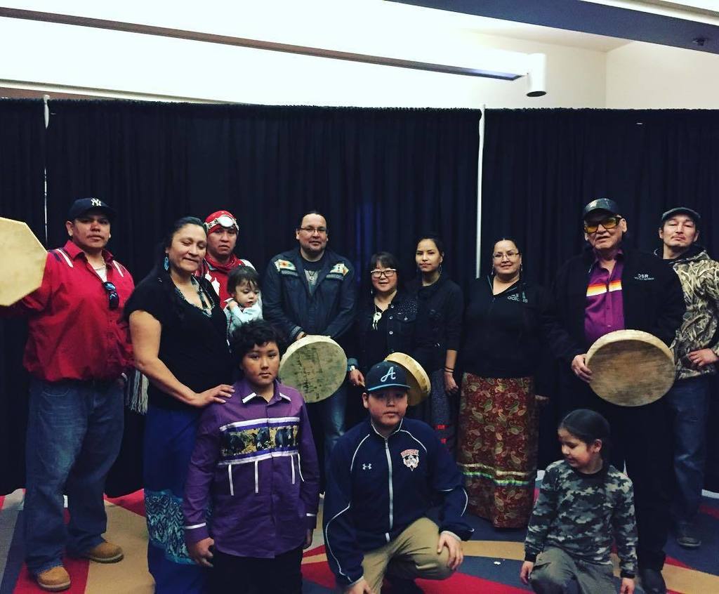 WascanaWintFest's tweet photo. #OpenSkyRetreat with Elder Archie Weenie at #waskimo17 @conexusartscentre #yqr #FamilyDay https://t.co/PfUMUibG8u https://t.co/Kdf3LxVdB8