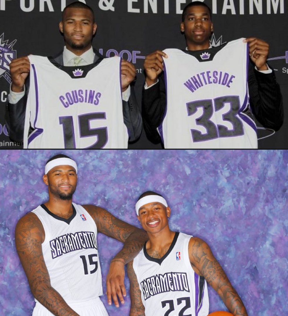 WORLDSTAR's tweet photo. Just a reminder that the Kings had DeMarcus Cousins, Hassan Whiteside and Isaiah Thomas on the same team. https://t.co/JSFWJ1C8x9
