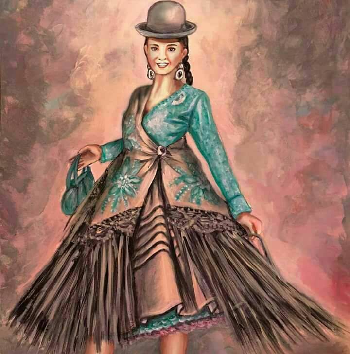 CholitasIn's tweet photo. Las #Cholitas tan hermosos como somos solo en la #LaPaz #Bolivia pintura bella!!! https://t.co/AcAOwgGiw9