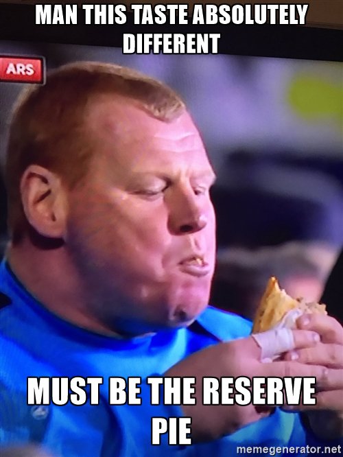 kennethTkachi's tweet photo. Sutton theory states that, Reserve Goalie = Reserve Pie😂😂😂 looks yummy tho 😂😂#Sutton #SuttonvsArsenal #suttonunited #sshh https://t.co/32JnY62crV