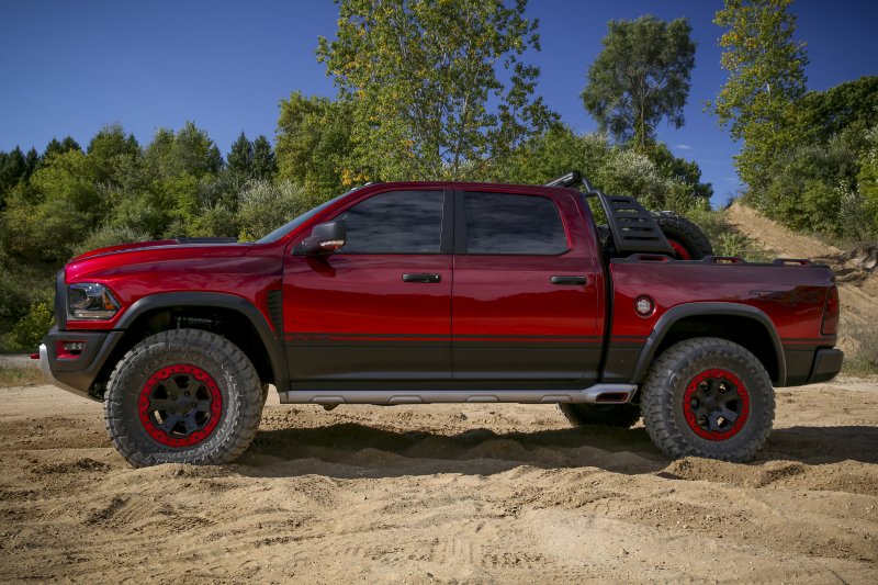 RamTrucks's tweet photo. Lives up to its reputation. #RamRebelTRX https://t.co/DMKl7etEBW