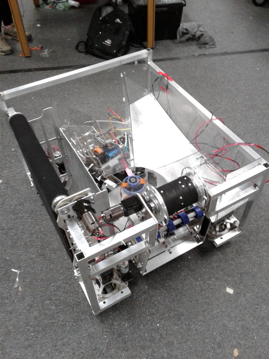 team1533's tweet photo. Announcing... the #TripleStrange #FRC2017 robots...headed for Einstein Field... meet #SVAROG!! https://t.co/l11RW6HWPF