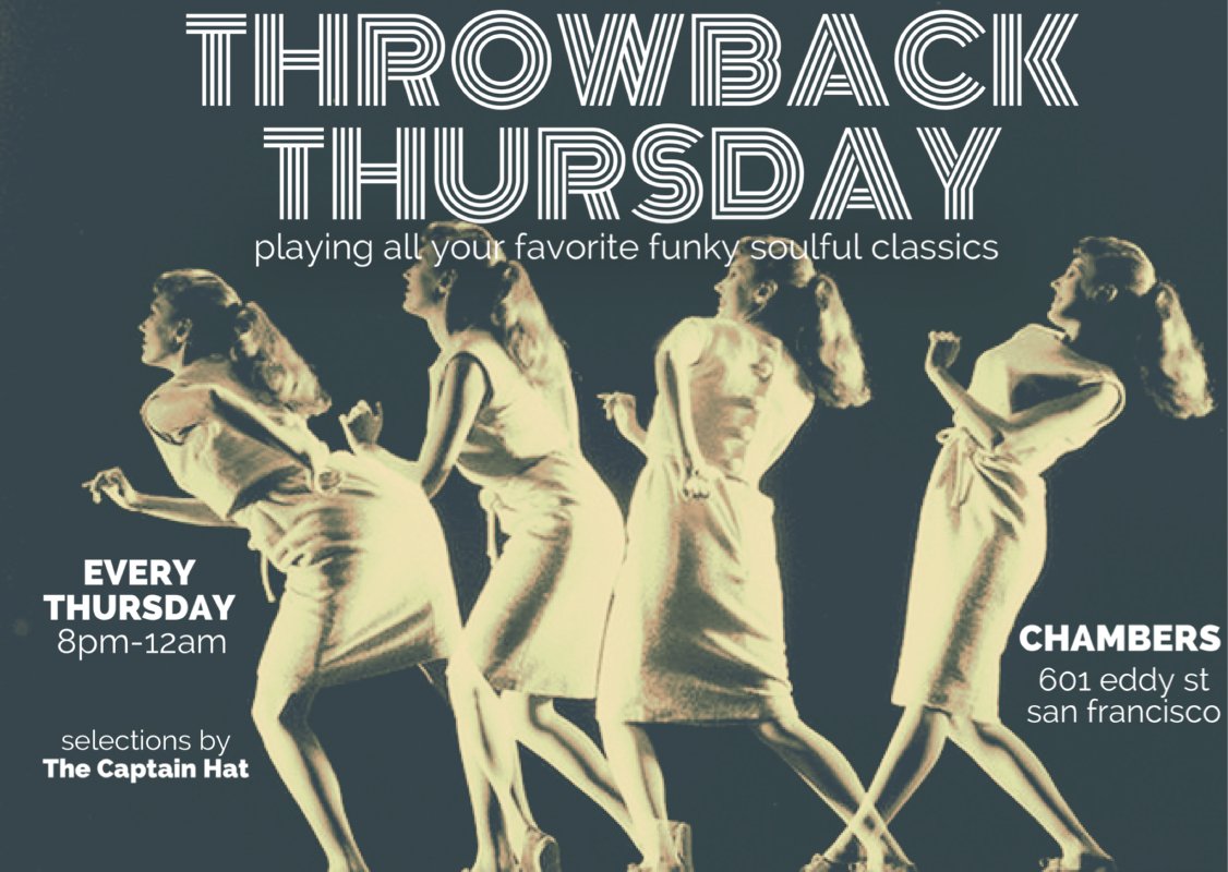 CHAMBERSsf's tweet photo. Long weekends mean #ThrowbackThursday arrives even sooner! https://t.co/xDqugS3FXa