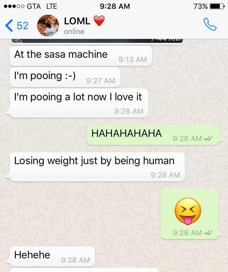 STRAIGHTUPJED's tweet photo. Texts me while we're both at the gym* #OurRelationshipInANutshell https://t.co/95OjEFINgF