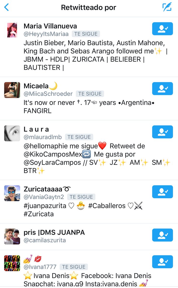 JuanpaZurita's tweet image. Dando follows como loco a todos que le den RT al tweet pasado 🤘🏻 

#KCAEstrellaLatina #JuanpaZurita